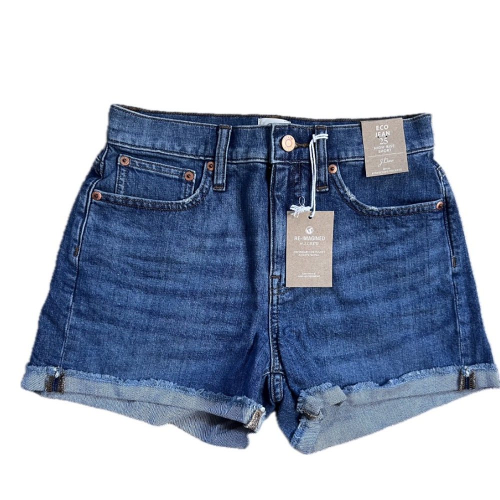 Brand new with tags! J.Crew ECO JEAN HIGH-RISE
SHORT, size 25